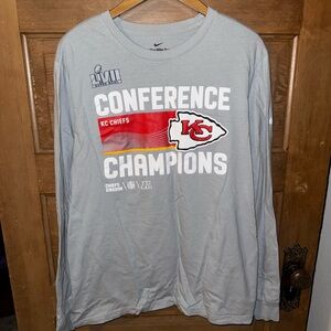 Nike Men's Gray Conference Champions Long Sleeve Tee
